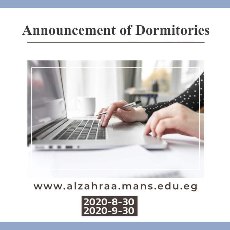 Dormitory Application for the Academic Year 2020-2021