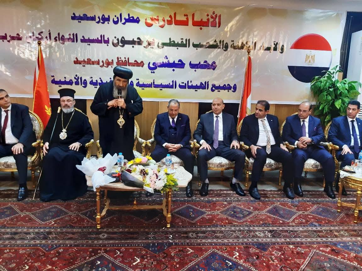 . President of Port Said University Sends Christmas Greetings to Bishop Tadros and Rev. Baha Rashad